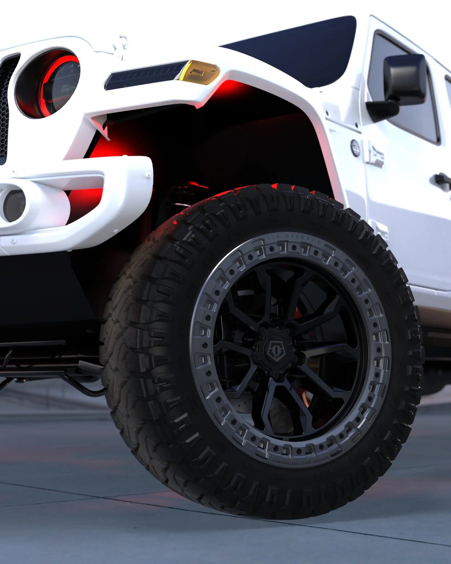TIS Offroad Wheels TIS オフロード ホイール 556BA | SATIN BLACK WITH ANTHRACITE RING