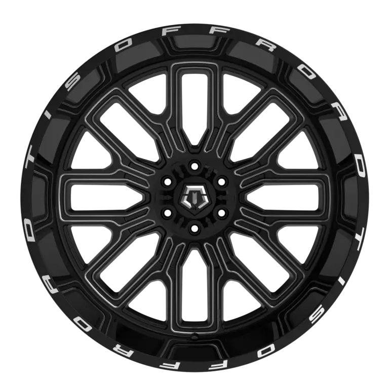 TIS Offroad Wheels TIS オフロード ホイール 560BM | GLOSS BLACK WITH MILLED ACCENTS