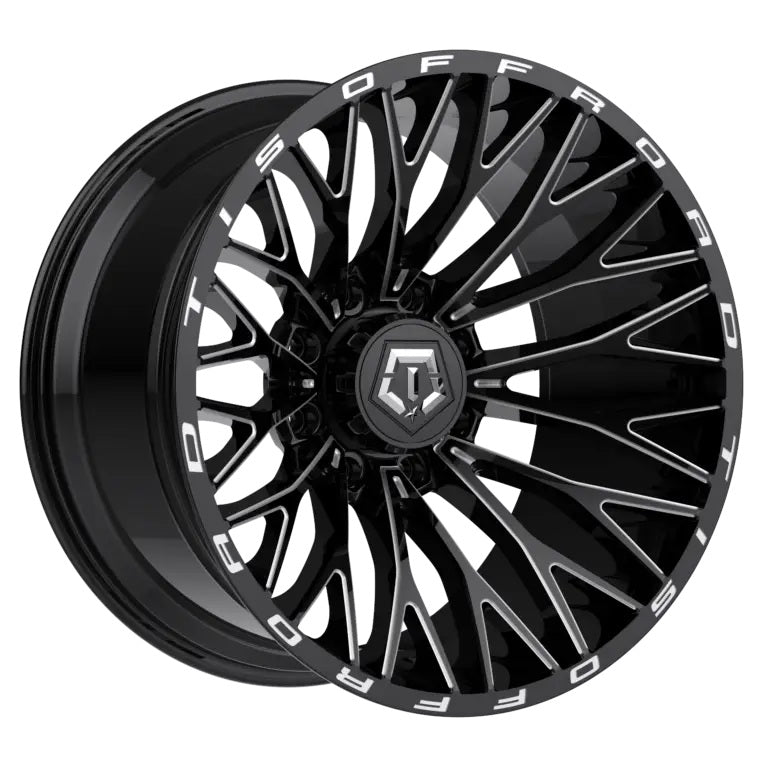TIS Offroad Wheels TIS オフロード ホイール 566BM | GLOSS BLACK WITH CNC MILLED ACCENTS