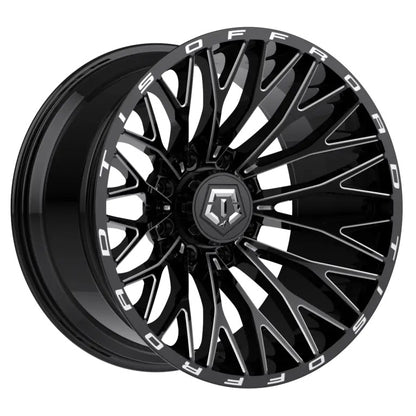TIS Offroad Wheels TIS オフロード ホイール 566BM | GLOSS BLACK WITH CNC MILLED ACCENTS