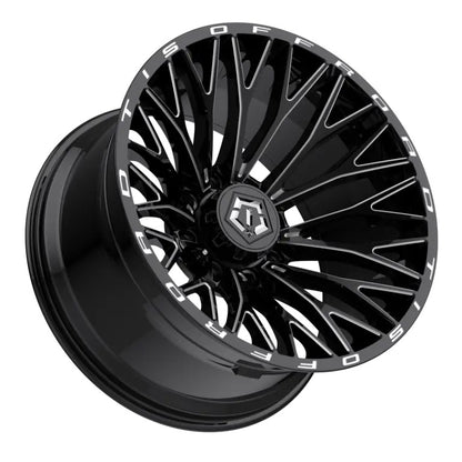 TIS Offroad Wheels TIS オフロード ホイール 566BM | GLOSS BLACK WITH CNC MILLED ACCENTS