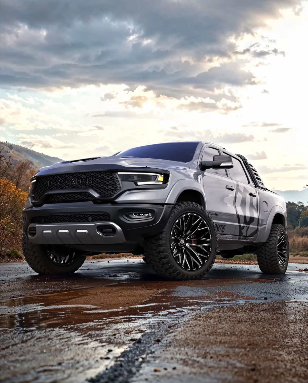 TIS Offroad Wheels TIS オフロード ホイール 566BM | GLOSS BLACK WITH CNC MILLED ACCENTS