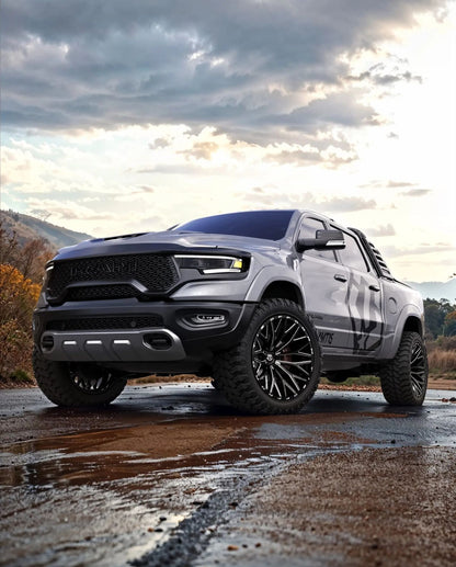 TIS Offroad Wheels TIS オフロード ホイール 566BM | GLOSS BLACK WITH CNC MILLED ACCENTS