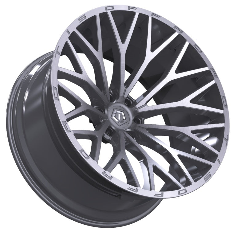 TIS Offroad Wheels TIS オフロード ホイール 566BSM | GLOSS SILVER WITH BRUSHED FACE AND LIP