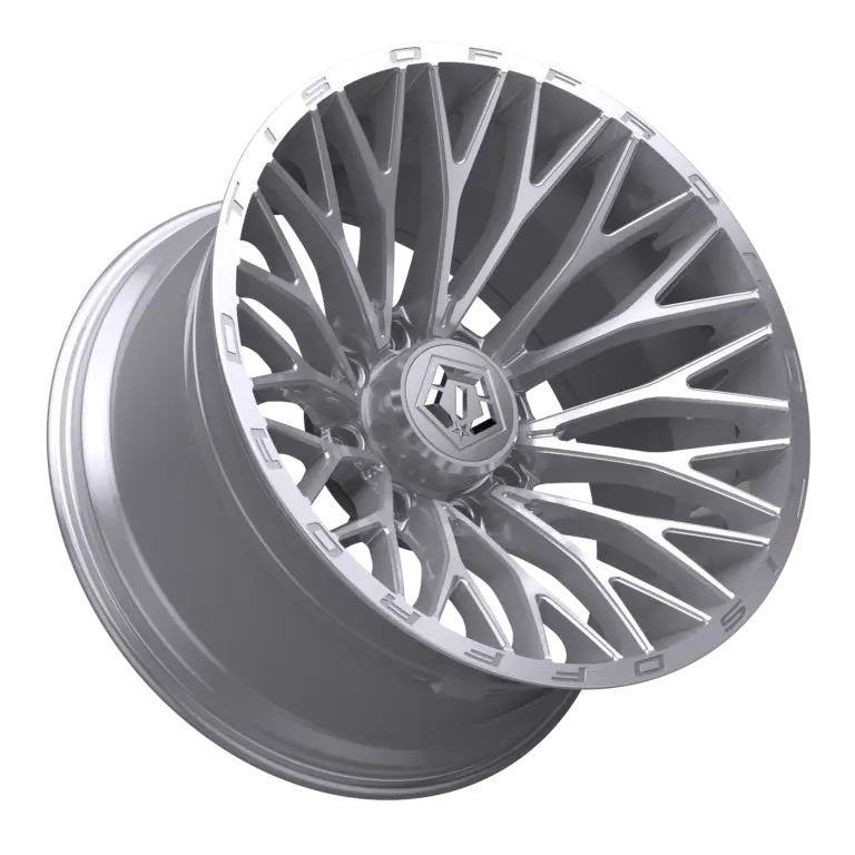 TIS Offroad Wheels TIS オフロード ホイール 566BSM | GLOSS SILVER WITH BRUSHED FACE AND LIP