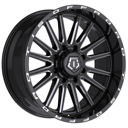 TIS Offroad Wheels TIS オフロード ホイール 567BM | GLOSS BLACK WITH CNC MILLED ACCENTS