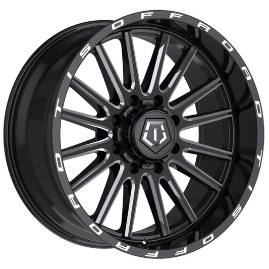 TIS Offroad Wheels TIS オフロード ホイール 567BM | GLOSS BLACK WITH CNC MILLED ACCENTS