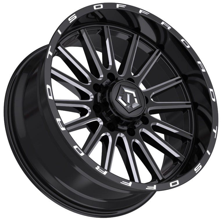 TIS Offroad Wheels TIS オフロード ホイール 567BM | GLOSS BLACK WITH CNC MILLED ACCENTS