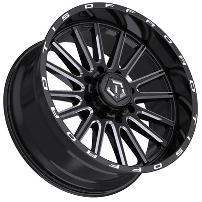 TIS Offroad Wheels TIS オフロード ホイール 567BM | GLOSS BLACK WITH CNC MILLED ACCENTS