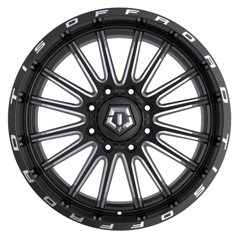 TIS Offroad Wheels TIS オフロード ホイール 567BM | GLOSS BLACK WITH CNC MILLED ACCENTS