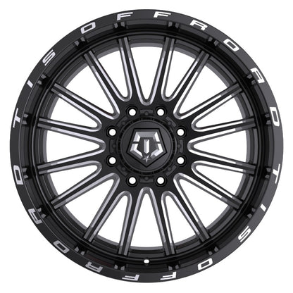 TIS Offroad Wheels TIS オフロード ホイール 567BM | GLOSS BLACK WITH CNC MILLED ACCENTS