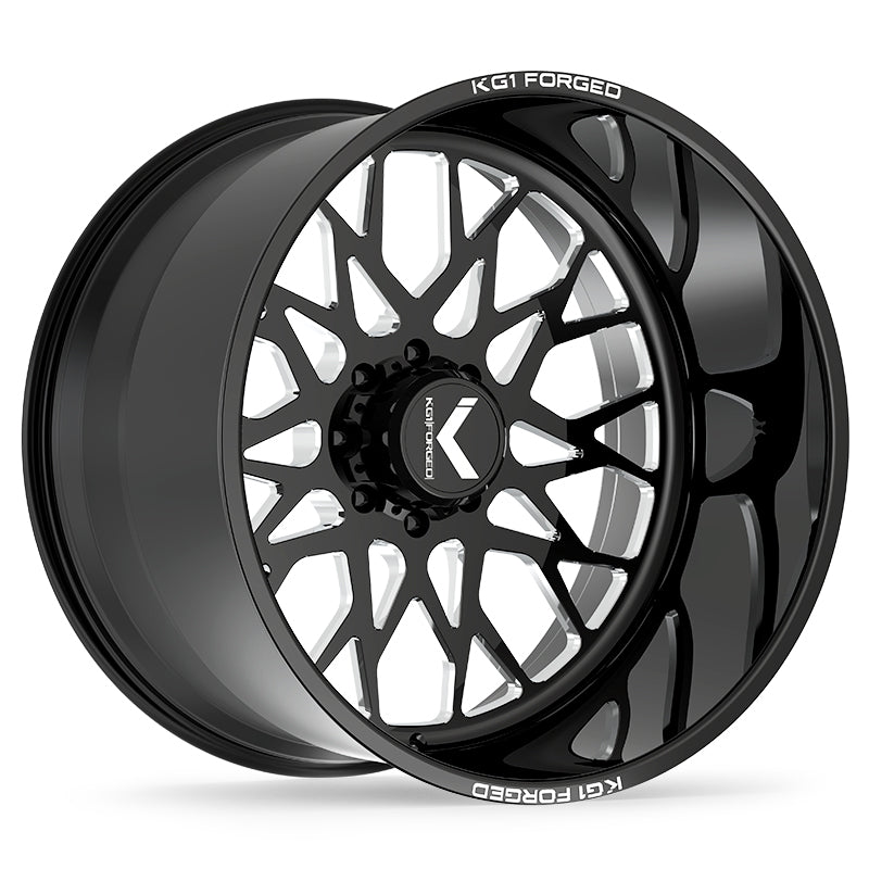 KG1 FORGED ホイール KF019 TORTURE | GLOSS BLACK MILLED