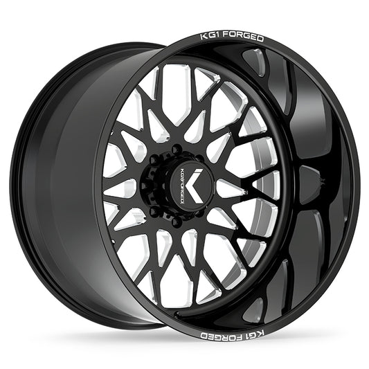 KG1 FORGED ホイール KF019 TORTURE | GLOSS BLACK MILLED