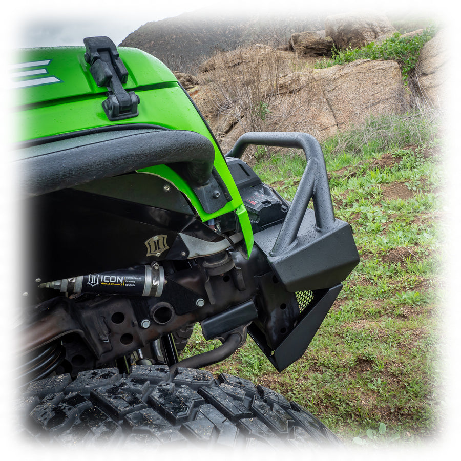 Turn Offroad フロントバンパー (溶接ブルバー＆スキッドプレート付き)  (JK/JL/JT)