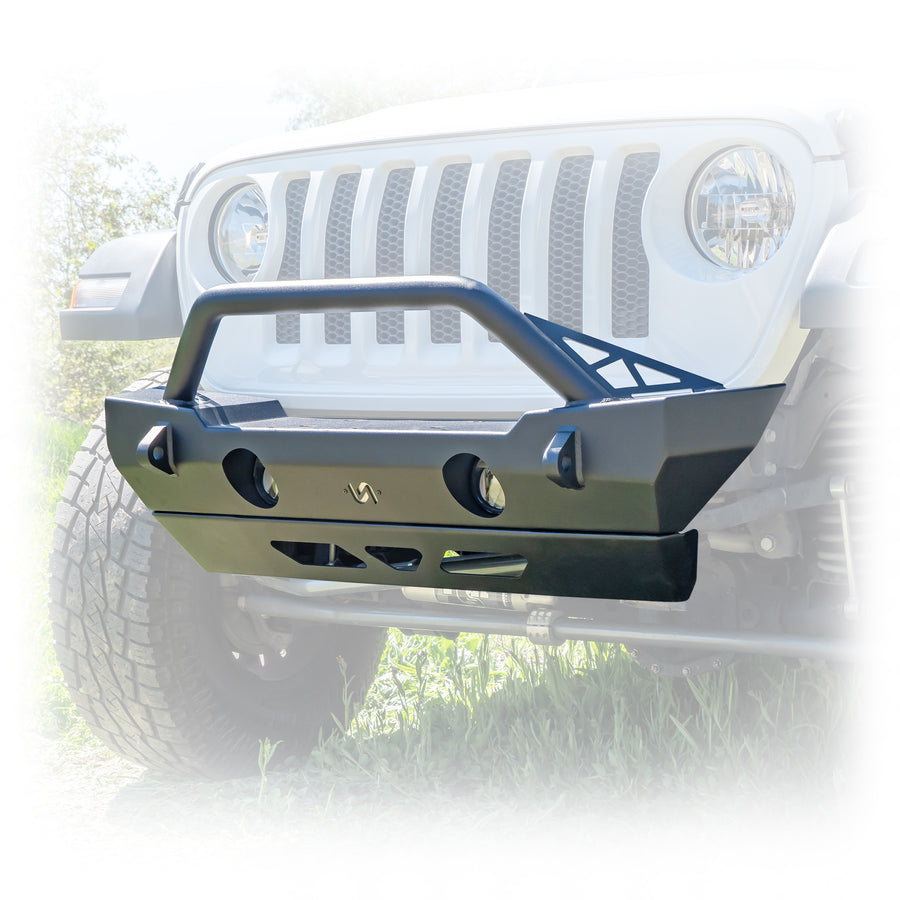 Turn Offroad フロントバンパー (ボルトオンブルバー&スキッドプレート付き) (JK/JL/JT)