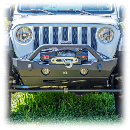 Turn Offroad フロントバンパー (ボルトオンブルバー&スキッドプレート付き) (JK/JL/JT)