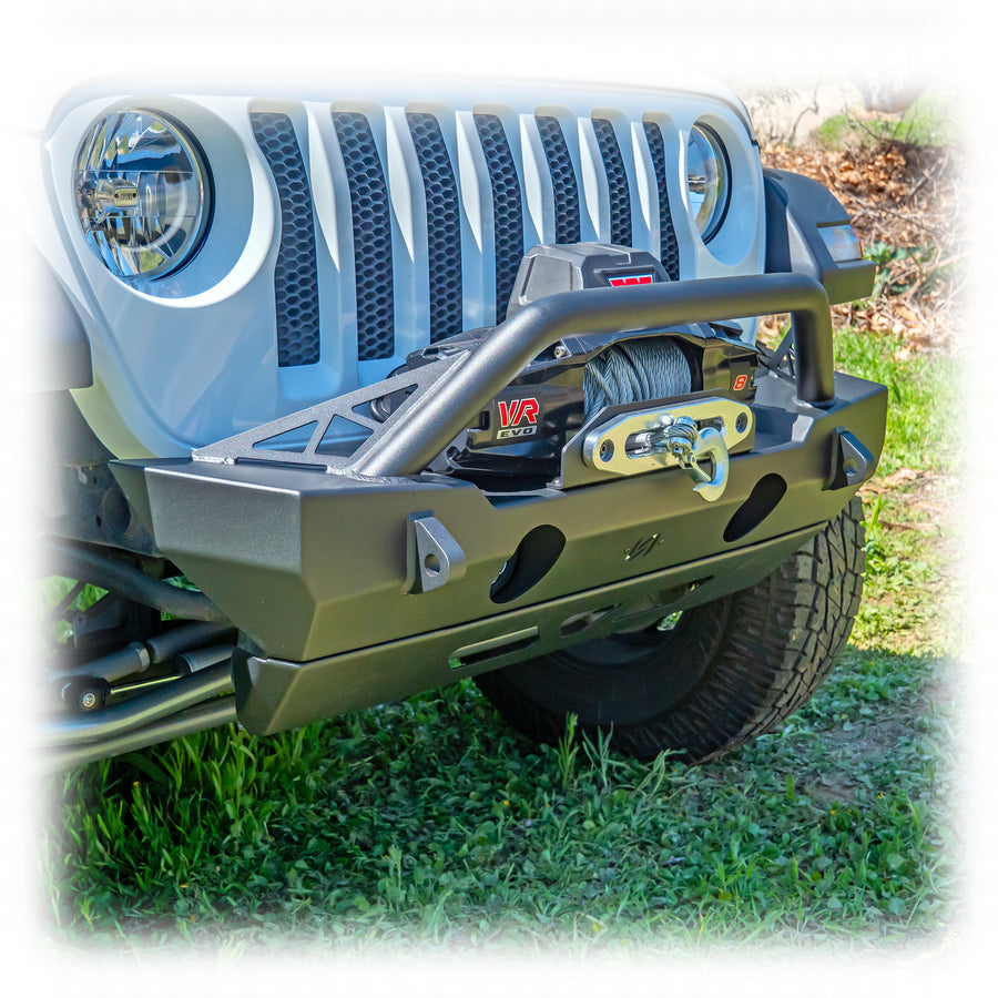 Turn Offroad フロントバンパー (ボルトオンブルバー&スキッドプレート付き) (JK/JL/JT)