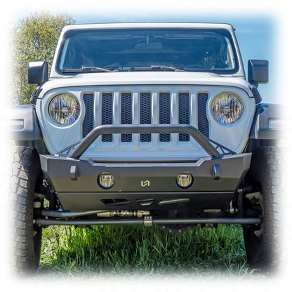 Turn Offroad フロントバンパー (ボルトオンブルバー&スキッドプレート付き) (JK/JL/JT)