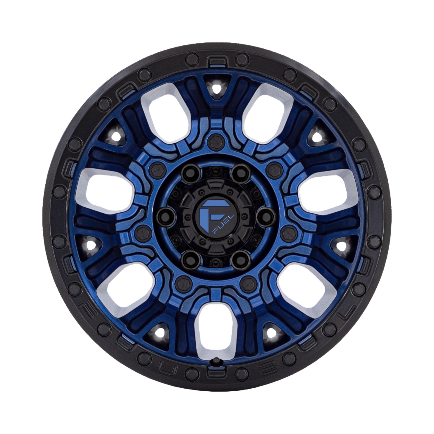 Fuel Off Road フューエルオフロード ホイール D827 TRACTION | DARK BLUE W/ BLACK RING