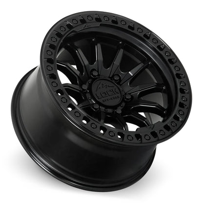 Lock Off Road Wheels ロックオフロード ホイール TRAIL | Matte Black w/ Gloss Black Ring