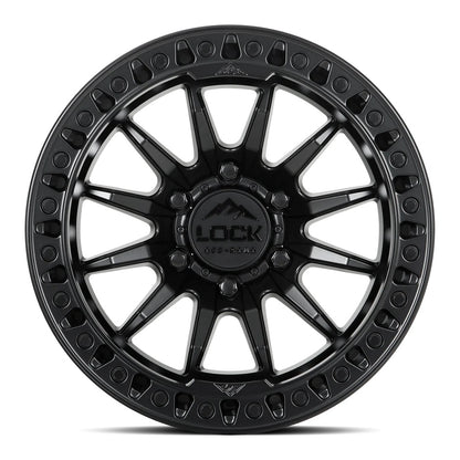 Lock Off Road Wheels ロックオフロード ホイール TRAIL | Matte Black w/ Matte Black Ring