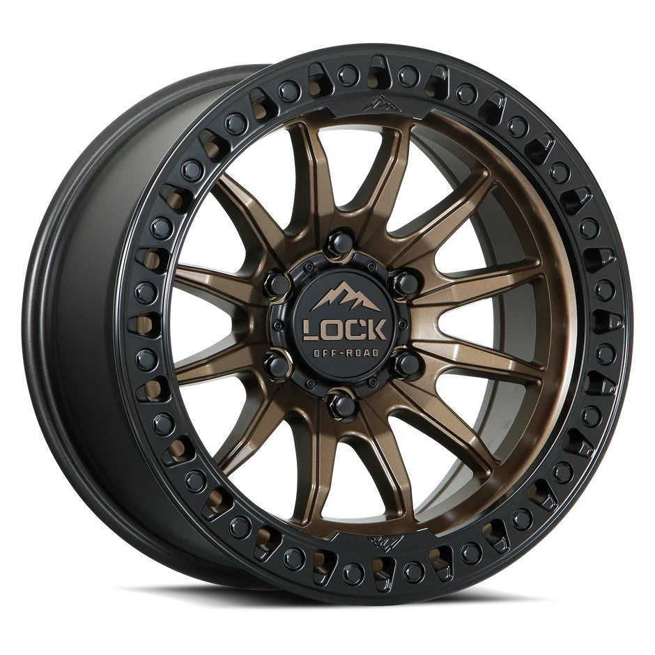 Lock Off Road Wheels ロックオフロード ホイール TRAIL | Matte Bronze w/ Matte Black Ring