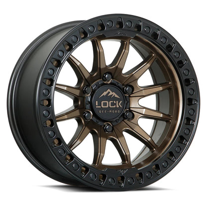 Lock Off Road Wheels ロックオフロード ホイール TRAIL | Matte Bronze w/ Matte Black Ring