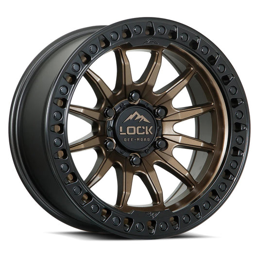 Lock Off Road Wheels ロックオフロード ホイール TRAIL | Matte Bronze w/ Matte Black Ring