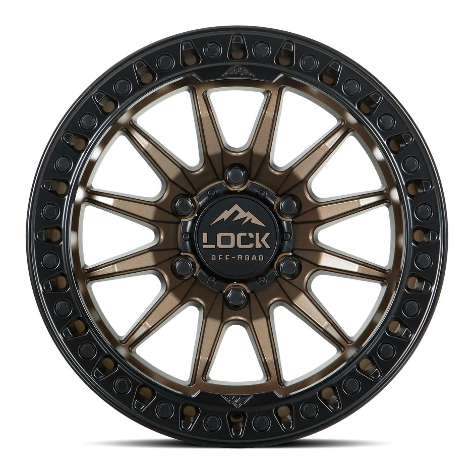 Lock Off Road Wheels ロックオフロード ホイール TRAIL | Matte Bronze w/ Matte Black Ring