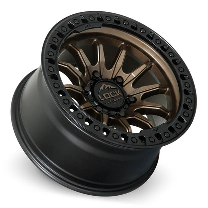 Lock Off Road Wheels ロックオフロード ホイール TRAIL | Matte Bronze w/ Matte Black Ring