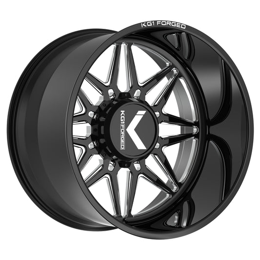 KG1 FORGED ホイール KF058 TRICKSTAR | GLOSS BLACK MILLED