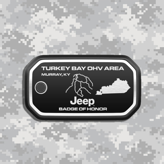 Badge of Honor バッジオブオナー Kentucky Murray Turkey Bay OHV Area ケンタッキー マレー 本国 ジープバッジ 本国 ジープバッジ