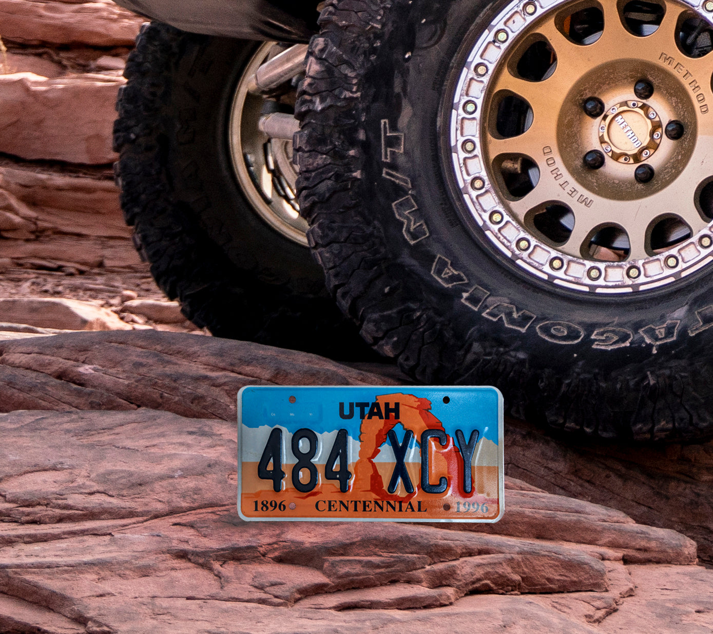 MOAB モアブ UTAH ライセンスプレイト 限定6枚!