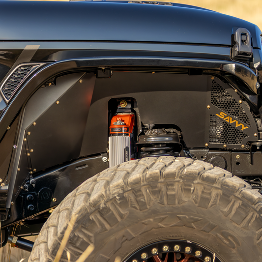 SAVVY OFFROAD サヴィーオフロード ハイクリアランスフロントインナーフェンダー (JL/JT)