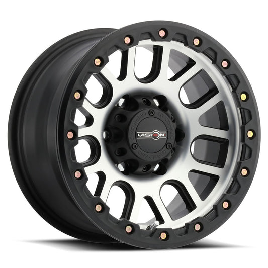 Vision Wheel ビジョンホイール 111 Nemesis | Matte Black Machined Face