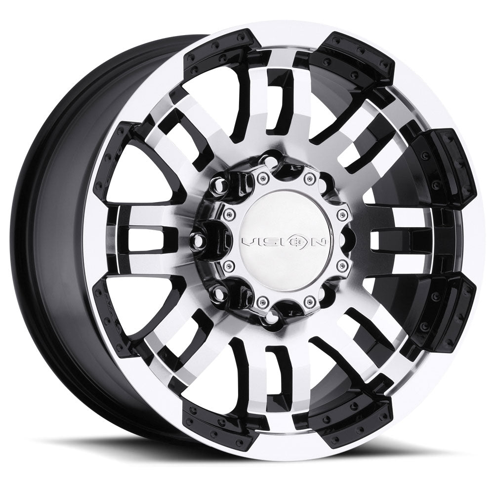 Vision Wheel ビジョンホイール 375 Warrior | Gloss Black Machined Face