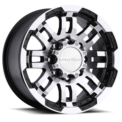 Vision Wheel ビジョンホイール 375 Warrior | Gloss Black Machined Face