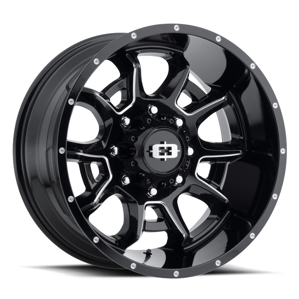 Vision Wheel ビジョンホイール 415 Bomb | Gloss Black Milled Spoke