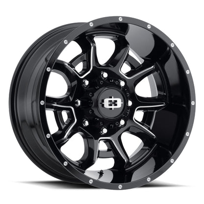 Vision Wheel ビジョンホイール 415 Bomb | Gloss Black Milled Spoke