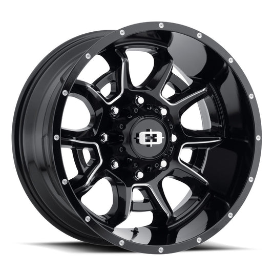 Vision Wheel ビジョンホイール 415 Bomb | Gloss Black Milled Spoke