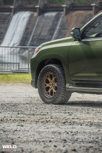 ウェルドレーシング WELD RACING LEDGE W106 | Satin Bronze/Satin Black Ring (JL/JT専用)