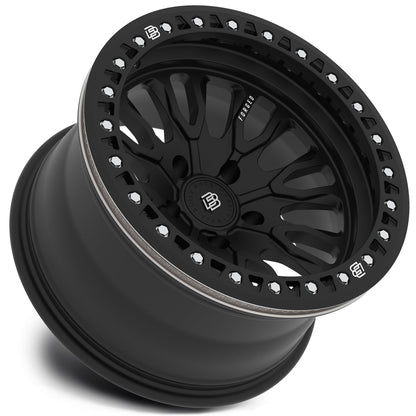 Baja Built バハビルト Renegade Forged Beadlock | Matt Black (black ring & aluminum bolts) フォージド鍛造ホイール