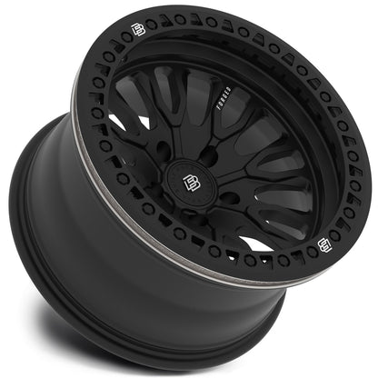 Baja Built バハビルト Renegade Forged Beadlock | Matt Black (black ring & black bolts) フォージド鍛造ホイール