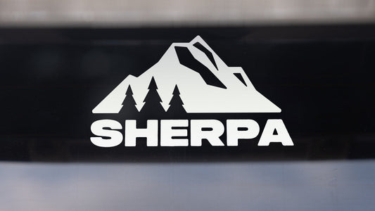 Sherpa ロゴ 転写タイプ ダイカットステッカー