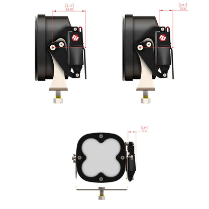 Baja Designs REFLEX ライトアクチュエーターキット LP4 / LP6 / LP9 / XL-M用