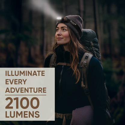 Jeep × Energizer ハイブリッド充電式メタルLEDヘッドランプ