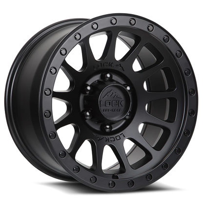 Lock Off Road Wheels ロックオフロード ホイール YOSEMITE | Matte Black w/ Matte Black Ring