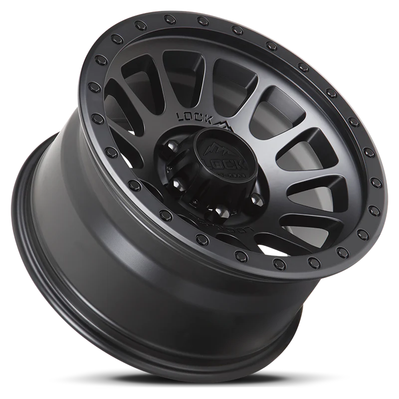 Lock Off Road Wheels ロックオフロード ホイール YOSEMITE | Matte Black w/ Matte Black Ring