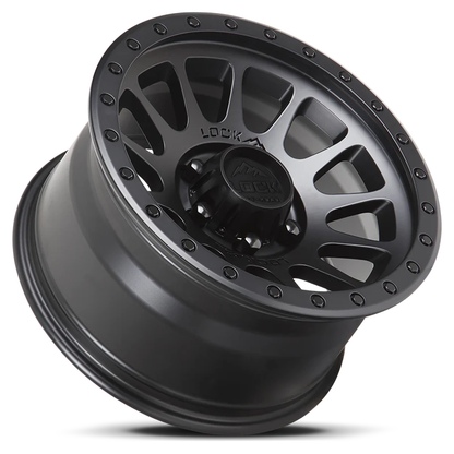 Lock Off Road Wheels ロックオフロード ホイール YOSEMITE | Matte Black w/ Matte Black Ring