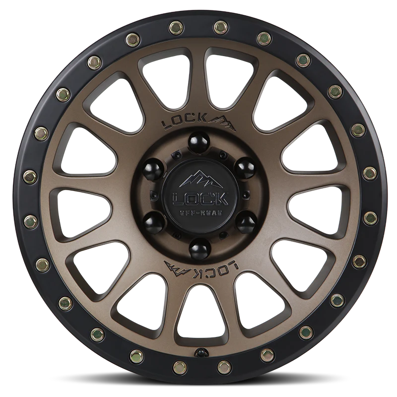 Lock Off Road Wheels ロックオフロード ホイール YOSEMITE | Matte Desert Bronze w/ Matte Black Ring